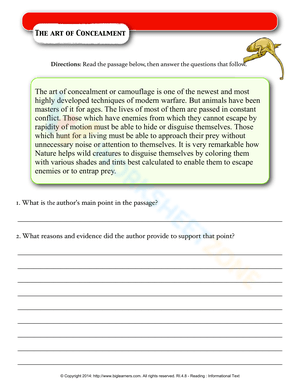 The art of Concealment