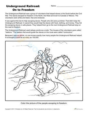 Underground Railroad: On to Freedom
