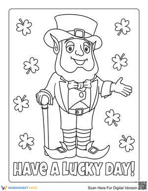 Leprechaun with Walking Stick