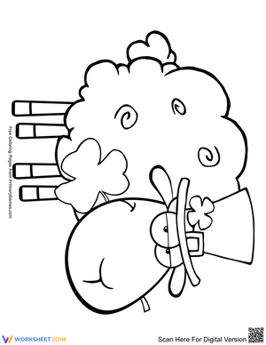 St. Patrick's Day Sheep — Printable Holiday Worksheet
