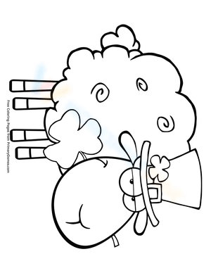 St. Patrick's Day Sheep
