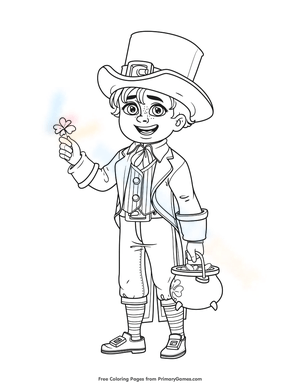 Boy in St. Patrick's Day Costume