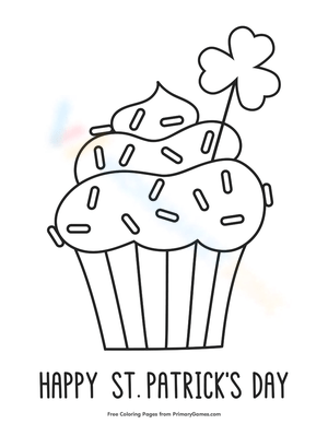 St. Patrick's Day Cupcake Decoration