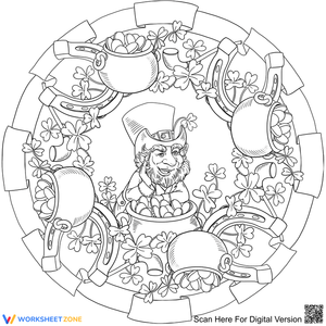 St. Patricks Day Mandala