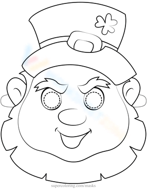 Create Your Own Leprechaun Mask!