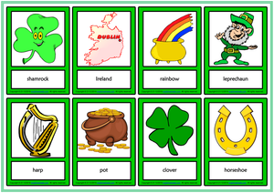 St. Patrick's Day Vocabulary Cards | Essential ELA