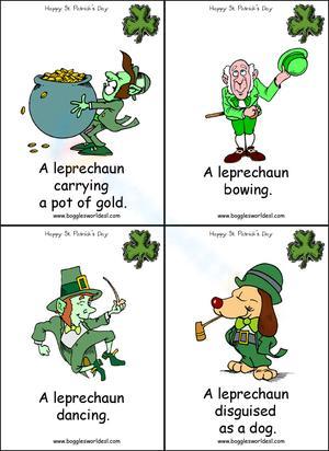 Leprechaun Flashcard - St. Patrick's Day Resource