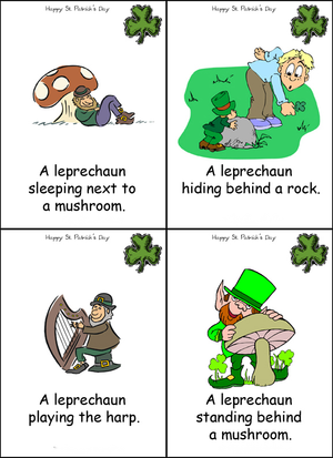 Leprechaun Flashcard 5 for St. Patrick's