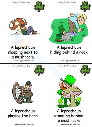 Leprechaun Flashcard 5 for St. Patrick's
