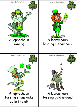 Leprechaun Flashcard 6 - St. Patrick's Day