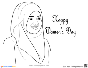 Women's Day Coloring Page | Grade 1-5 Essential