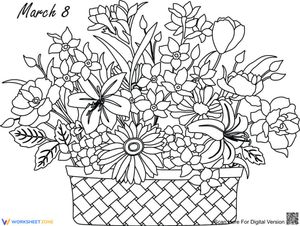 Basket of flowers