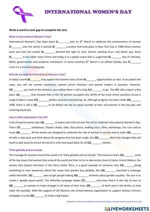 International Women's Day