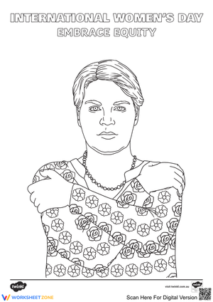 Embrace Equity with Women's Day Coloring Pack
