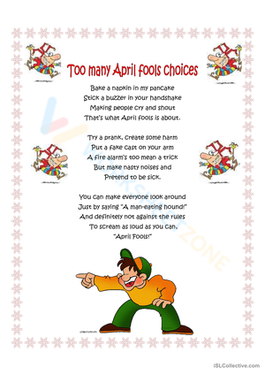 Too many April Fools choices