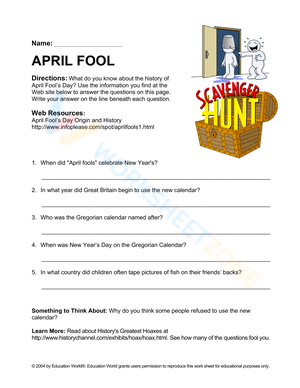 APRIL FOOL