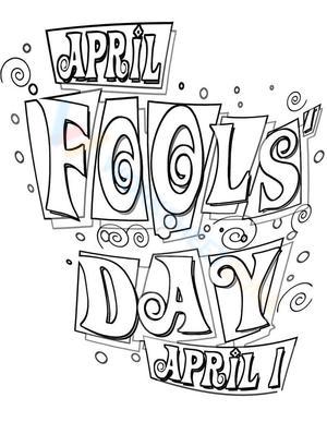 Happy April Fools' Day Lettering Activity
