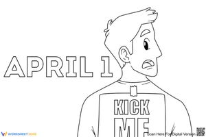 April Fools' Day Coloring Page | Essential Grade 3-12