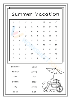 Seasonal Word Search Puzzles