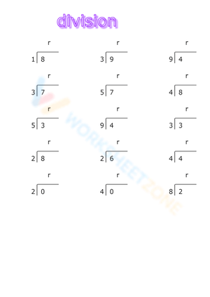 multiplicatio and division
