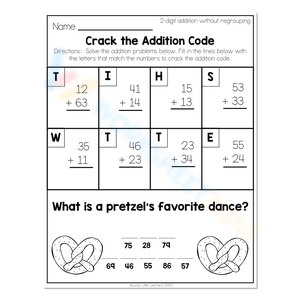 Free Printable Crack The Code Worksheet for Students
