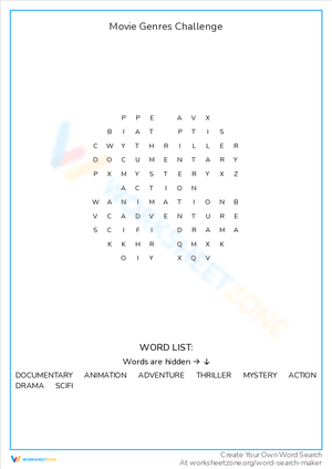 Movie Genres Challenge: Test Your Film Knowledge