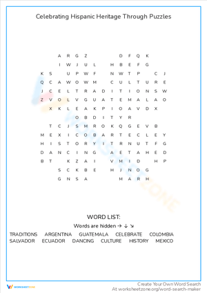 Hispanic Heritage Puzzles