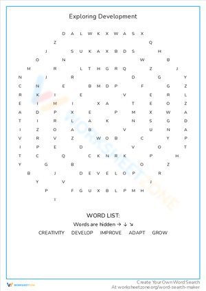 Exploring Development Worksheet
