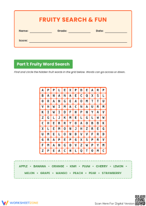 Fruity Search: A Fun Find Game