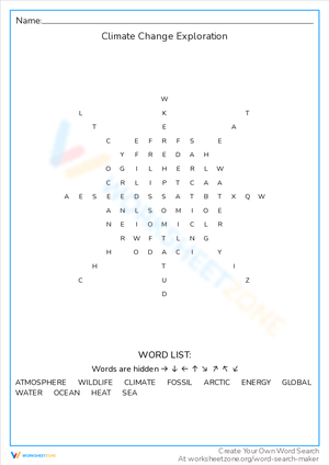Climate Change Exploration: Seek & Learn
