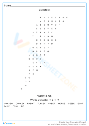 Identifying Various Types of Livestock