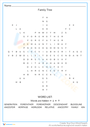 Family Worksheet Worksheet Collection For Teaching & Learning