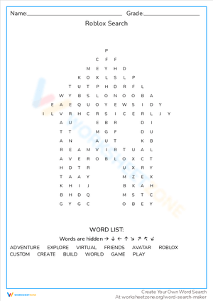 Roblox Search and Find: A Fun Puzzle Game
