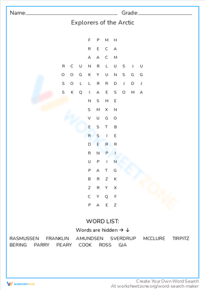 Explore the Arctic with This Word Search Puzzle