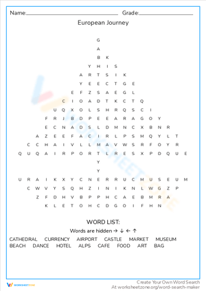 Begin Your European Journey With This Fun Activity