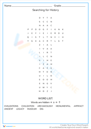 Searching for History: Uncover Historical Events