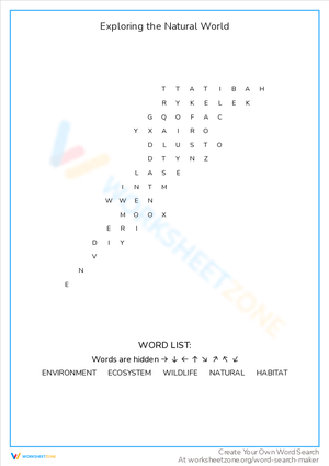 Exploring the Natural World: An Adventure