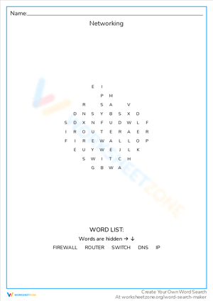 Understanding Networking: A Basic Worksheet