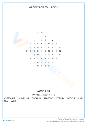 Explore Ancient Chinese Cuisine