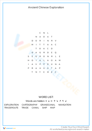 Charting Ancient Chinese Exploration