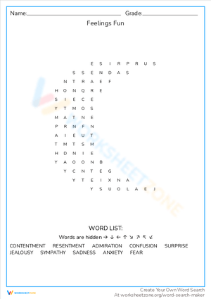 Feelings Fun: An Engaging Worksheet for Emotional Learning