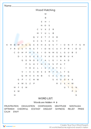 Mood Matching: Enhance Emotional Recognition Skills