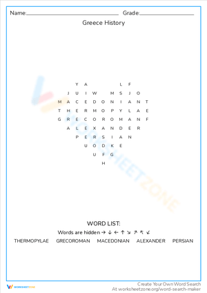Discover Greece History with This Engaging Worksheet