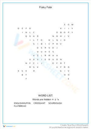 Flaky Fate Worksheet