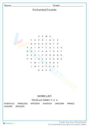 Explore the Enchanted Encanto: A Themed Worksheet