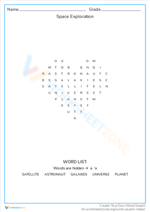Discover Space Exploration with This Word Search