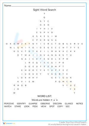 Sight Word Search: Boost Reading Skills Today!