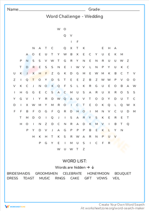 Test Your Skills with Wedding Word Challenge