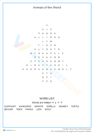 Animals of the World