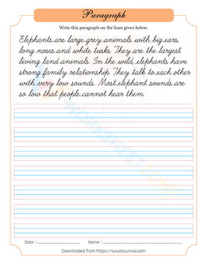 Elephants Word Search Puzzle